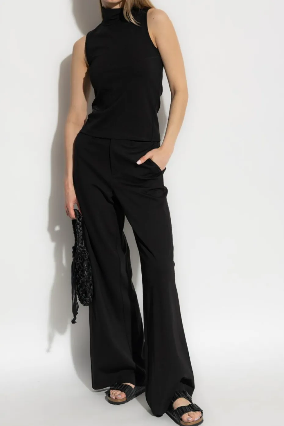Rag & Bone BLACK Pants with wide legs