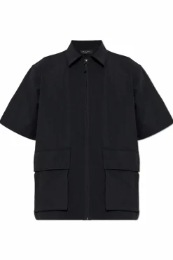 Rag & Bone BLACK Shirt with pockets