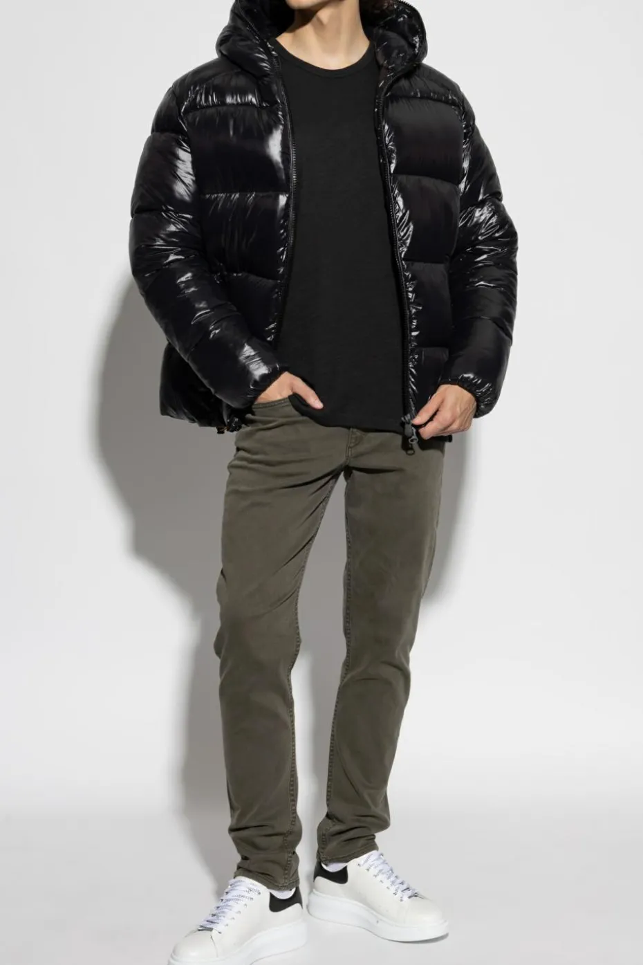 Rag & Bone BLACK T-shirt with logo