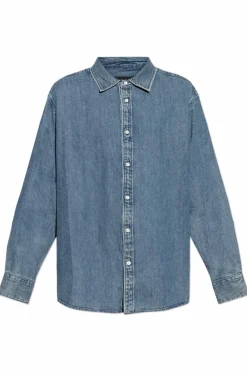 Rag & Bone BLUE Denim shirt Corbin