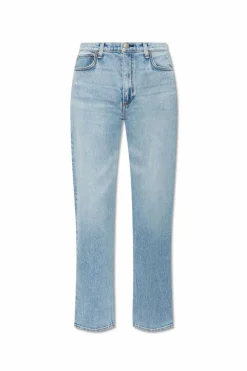 Rag & Bone BLUE ‘Harlow’ straight leg jeans