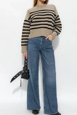 Rag & Bone BLUE ‘Miramar Sofie’ cotton trousers