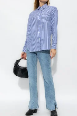 Rag & Bone BLUE Striped shirt