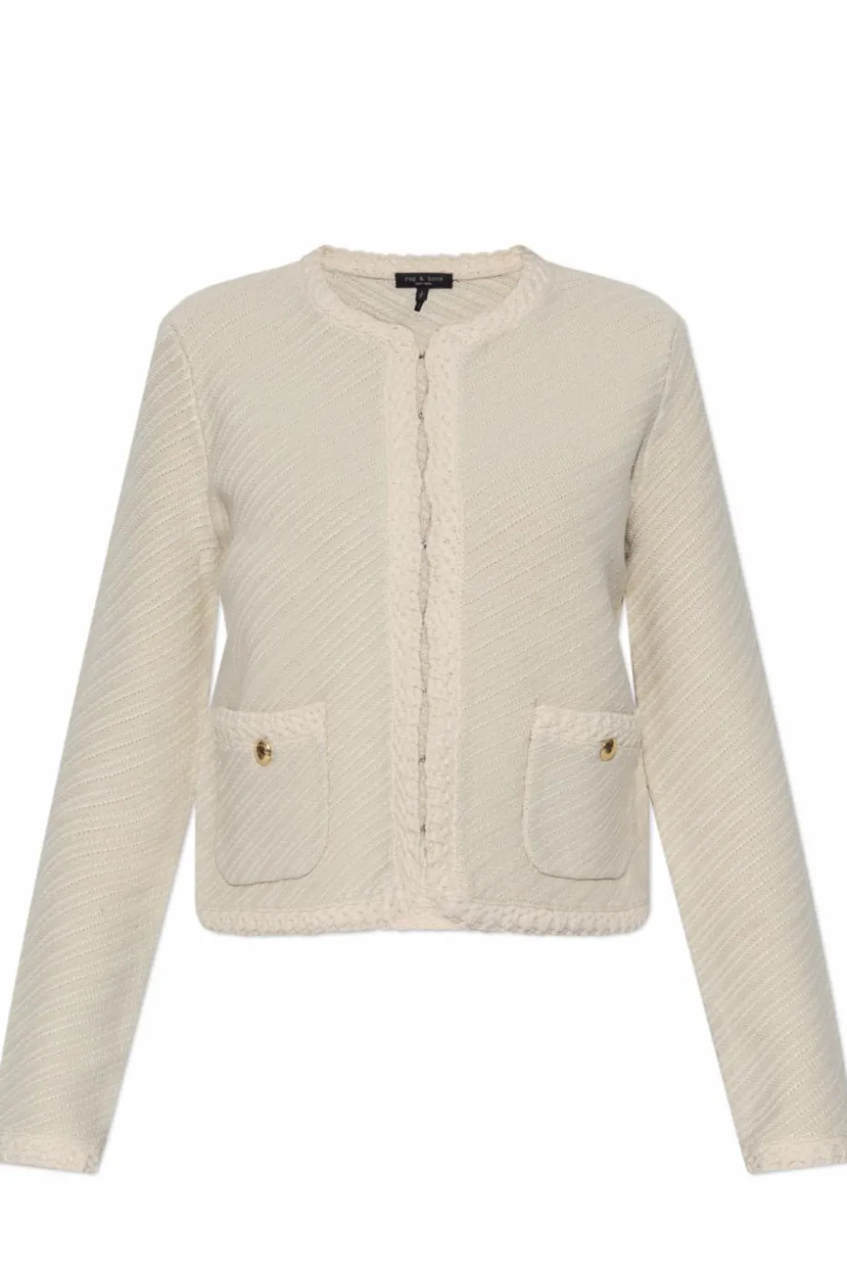 Rag & Bone cream Cardigan with pockets