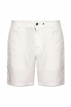 Rag & Bone cream Linen shorts
