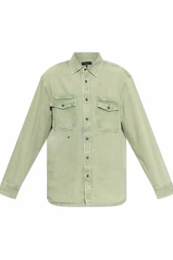 Rag & Bone GREEN Denim shirt