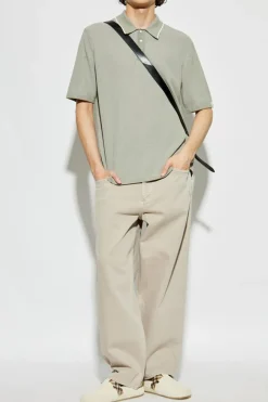 Rag & Bone GREY Polo with logo patch