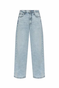 Rag & Bone GREY Wide-leg jeans Featherweight Sofie