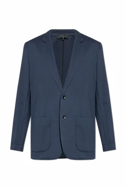 Rag & Bone NAVY BLUE Blazer with open lapels