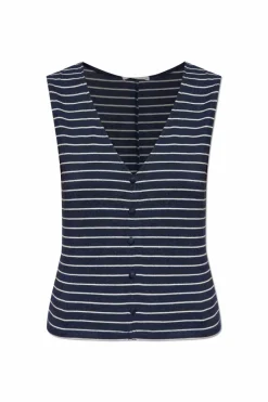 Rag & Bone NAVY BLUE Sleeveless top