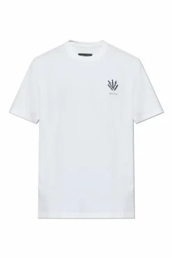 Rag & Bone WHITE Cotton T-shirt with logo
