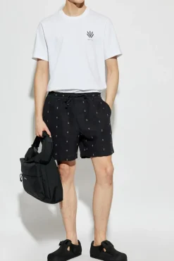 Rag & Bone WHITE Cotton T-shirt with logo