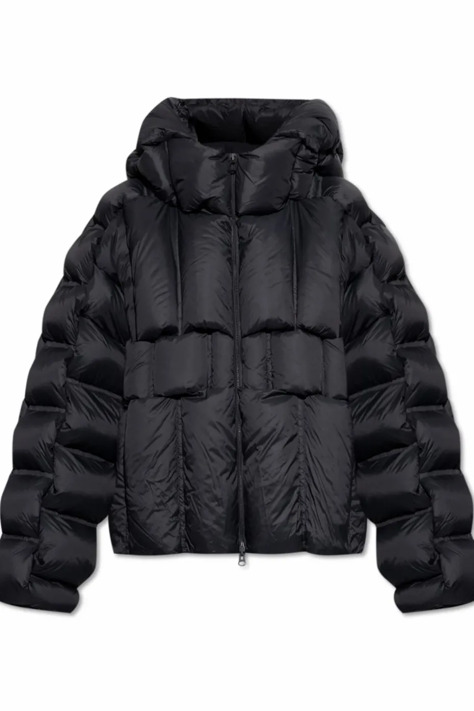 RAXXY BLACK Down jacket with hood