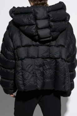 RAXXY BLACK Down jacket with hood