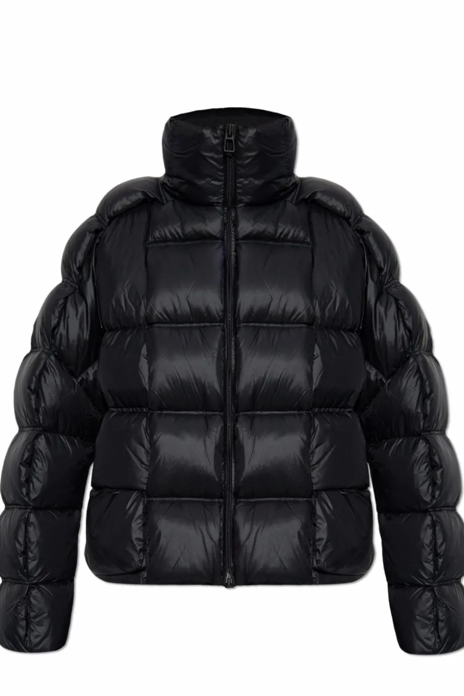 RAXXY BLACK Down jacket with hood