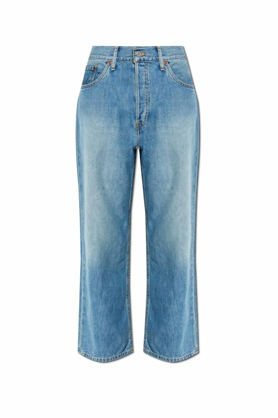 RE/DONE BLUE Jeans with straight legs