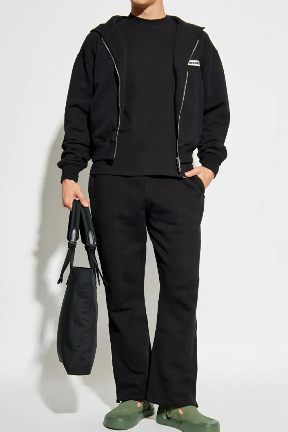 Represent BLACK Oversized "Initial" T-shirt
