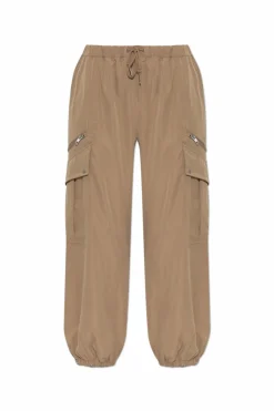 Rethinkit Studios beige Pants with logo