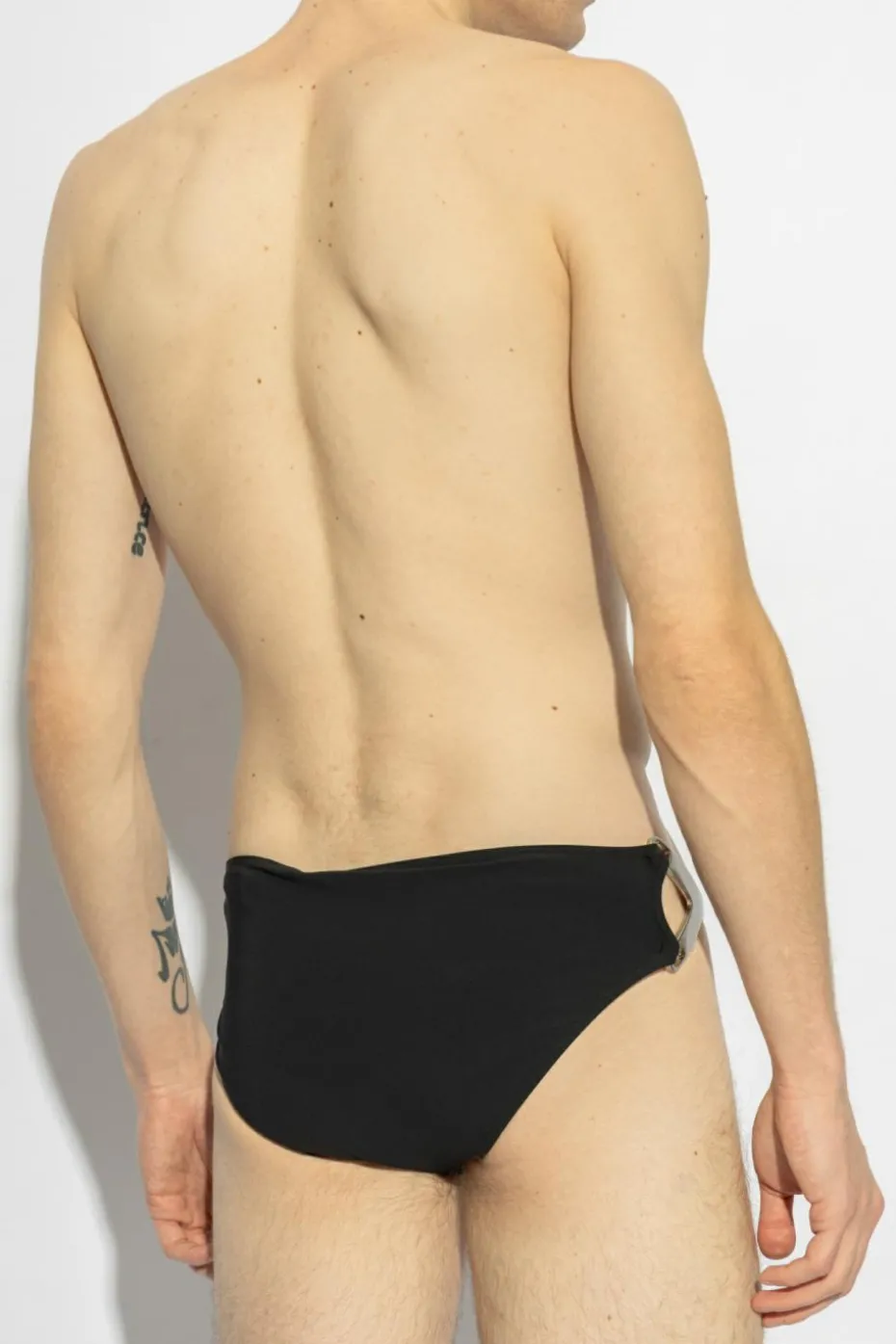 Rick Owens BLACK Briefs with appliqué