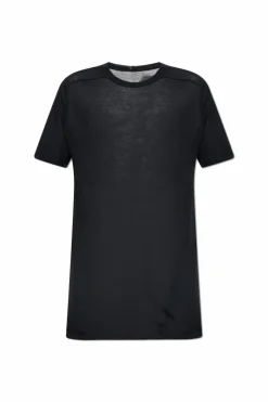 Rick Owens BLACK Cotton T-shirt with a crew neckline