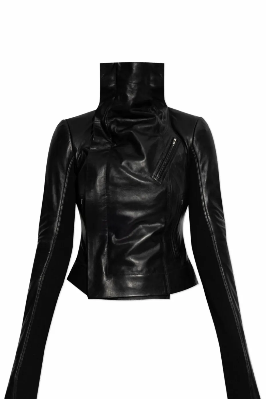 Rick Owens BLACK Leather jacket `Classic`