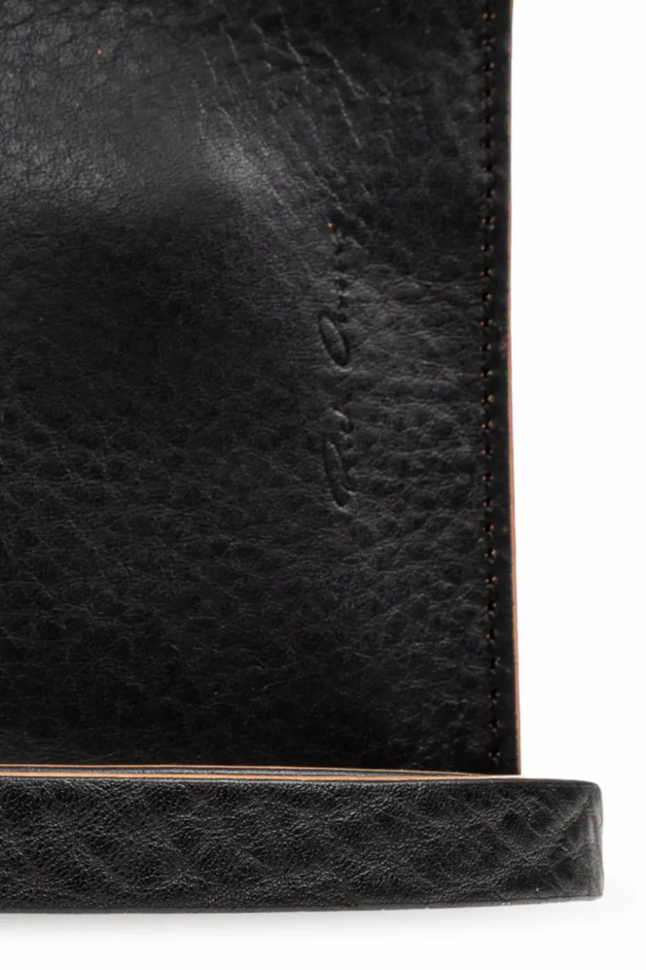 Rick Owens BLACK Leather belt bag
