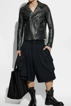 Rick Owens BLACK Leather jacket Bauhaus Stooges