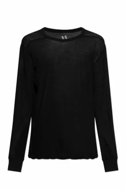Rick Owens BLACK Long sleeve T-shirt Level LS