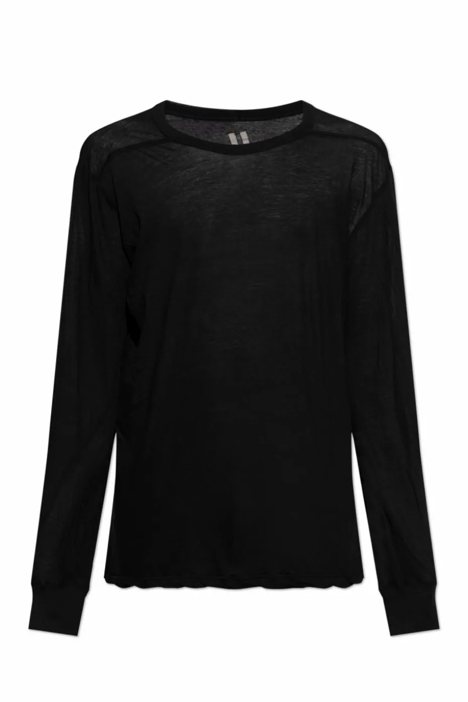 Rick Owens BLACK Long sleeve T-shirt Level LS