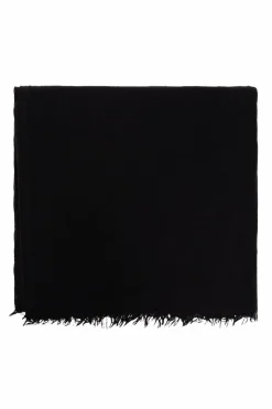 Rick Owens BLACK Scarf with fringes