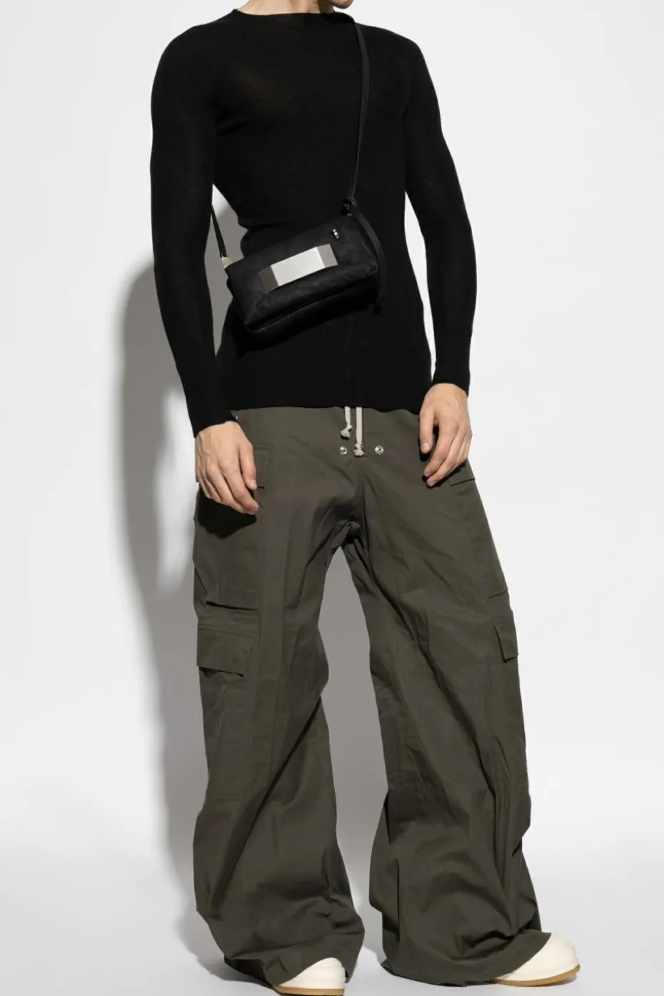 Rick Owens BLACK ‘Shielding’ sunglasses
