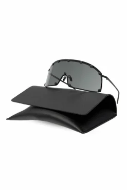 Rick Owens BLACK ‘Shielding’ sunglasses
