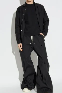 Rick Owens BLACK Shirt with pockets