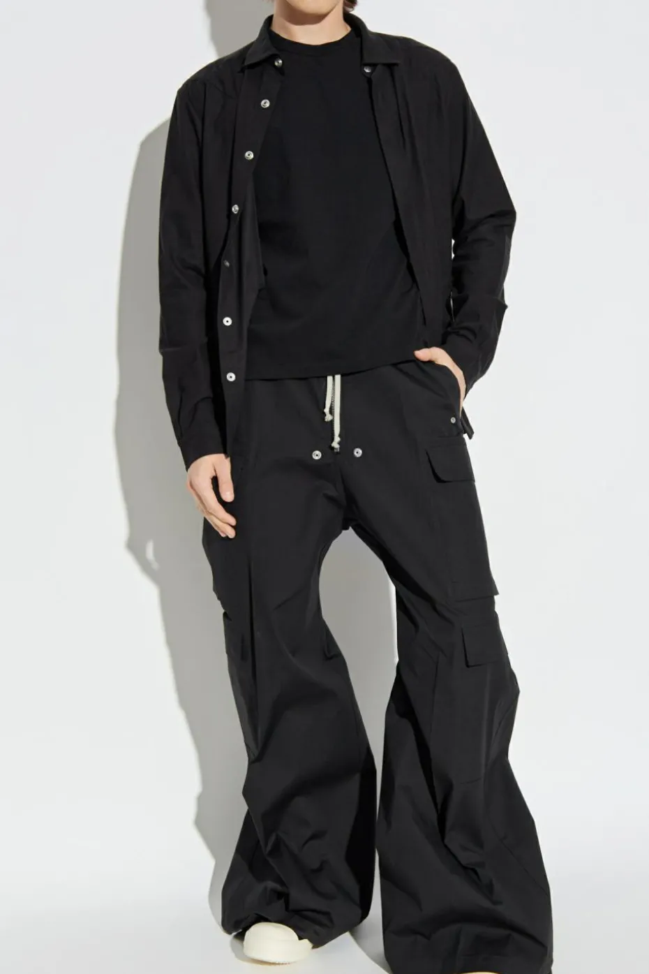 Rick Owens BLACK Shirt with pockets