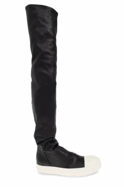 Rick Owens BLACK Shoes High Stocking Sneaks