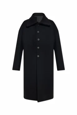 Rick Owens BLACK Wool coat