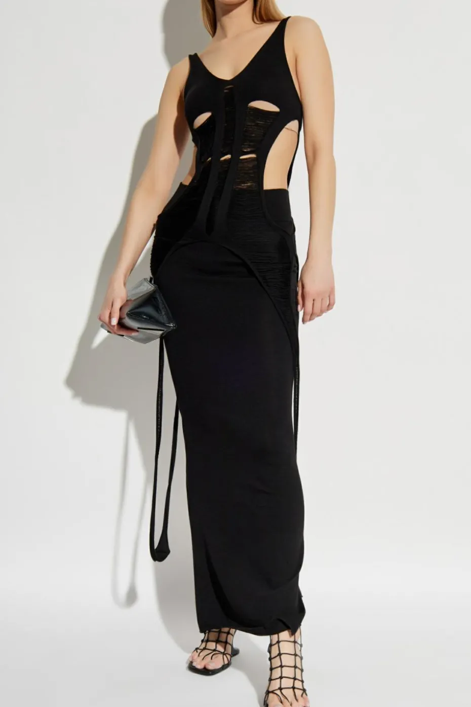 Rick Owens BLACK Wool top Tanja Long