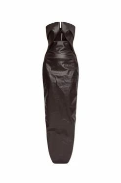 Rick Owens BROWN Dress Prong Gown
