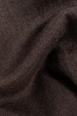 Rick Owens BROWN Scarf with fringes