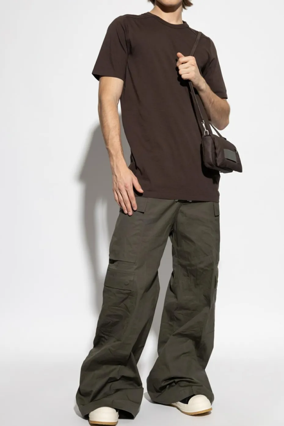 Rick Owens BROWN ‘Shielding’ sunglasses