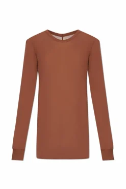 Rick Owens BROWN T-shirt Basic