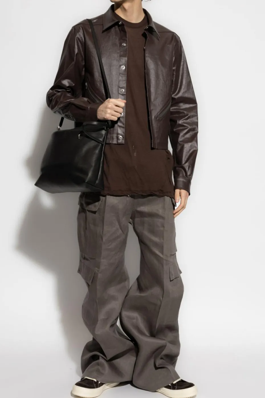 Rick Owens BROWN T-shirt Level T