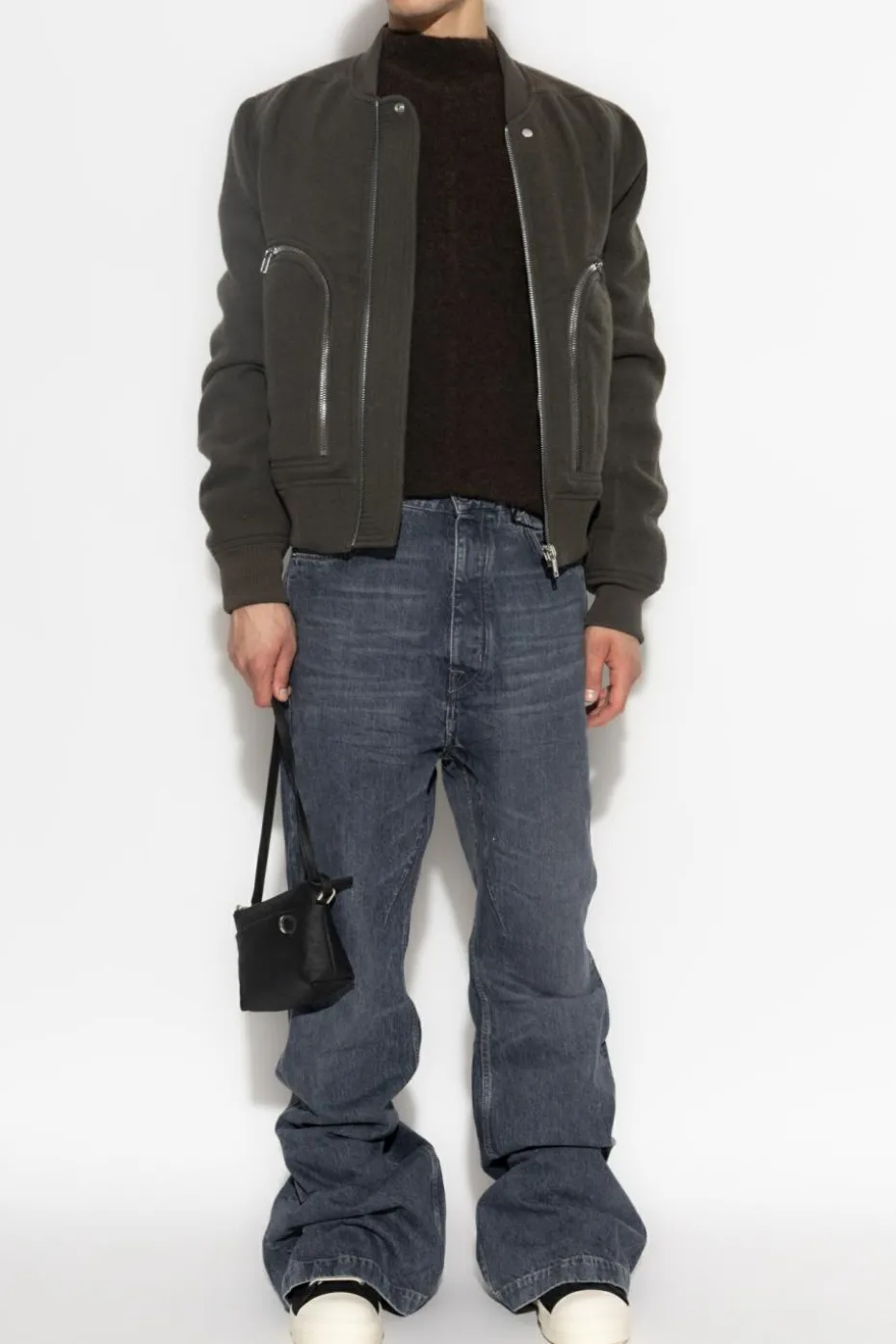 Rick Owens BROWN Wool sweater