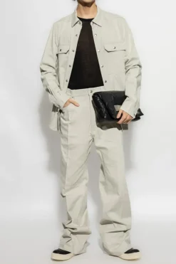 Rick Owens cream Jeans 'Geth'