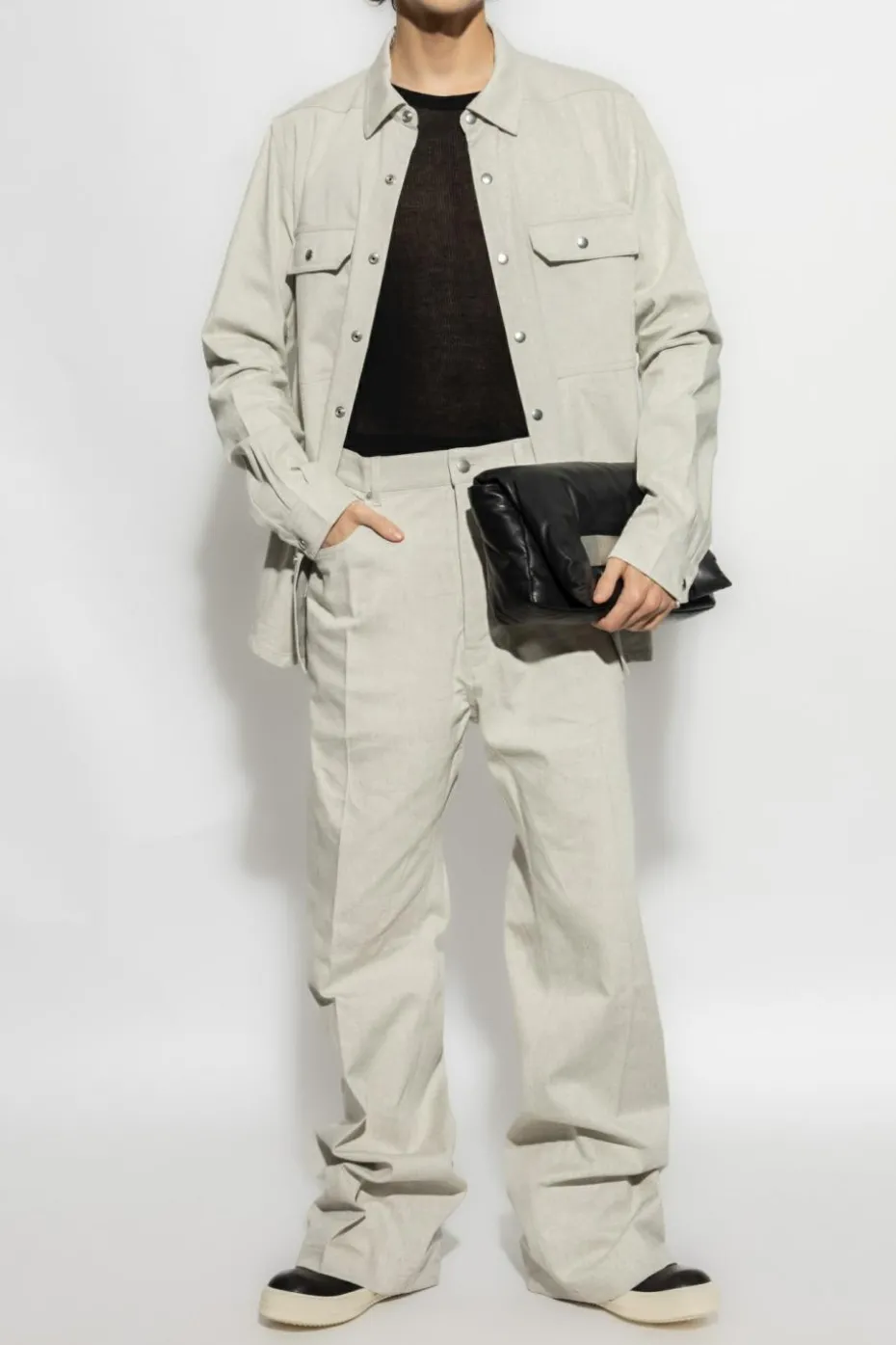 Rick Owens cream Jeans 'Geth'