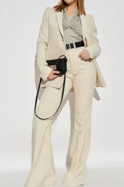 Rick Owens cream 'Shielding' sunglasses
