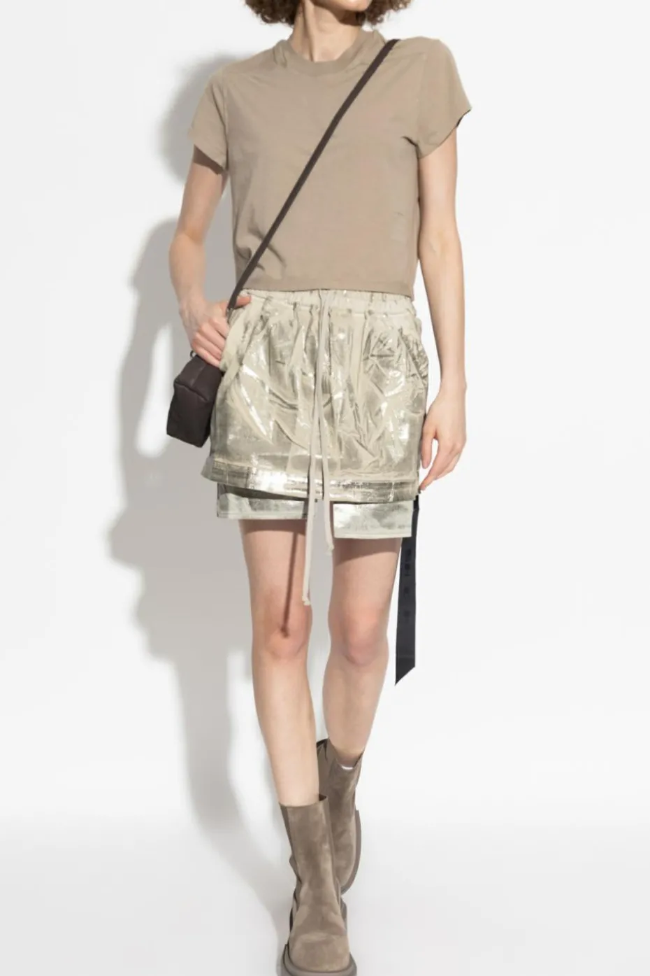 Rick Owens DRKSHDW beige Small Level T T-shirt