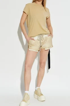 Rick Owens DRKSHDW beige Cotton t-shirt