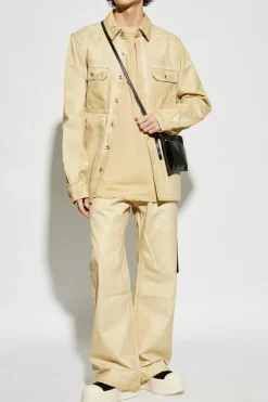 Rick Owens DRKSHDW beige Cotton T-shirt