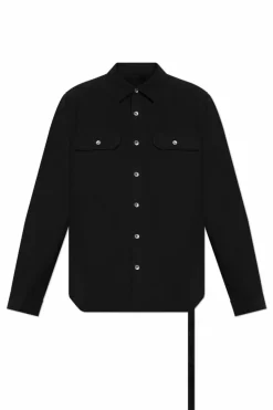 Rick Owens DRKSHDW BLACK Shirt with Pockets